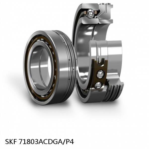 71803ACDGA/P4 SKF Super Precision,Super Precision Bearings,Super Precision Angular Contact,71800 Series,25 Degree Contact Angle #1 image