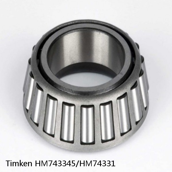 HM743345/HM74331 Timken Tapered Roller Bearings #1 image