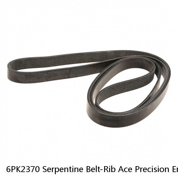 6PK2370 Serpentine Belt-Rib Ace Precision Engineered V-Ribbed Belt #1 image