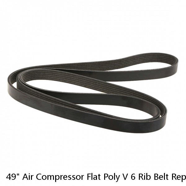 49" Air Compressor Flat Poly V 6 Rib Belt Replacement #1 image